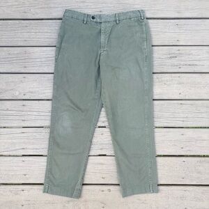 Sid Mashburn Garment-Dyed Sport Trouser
Olive High Ridge Twill Pants size 35